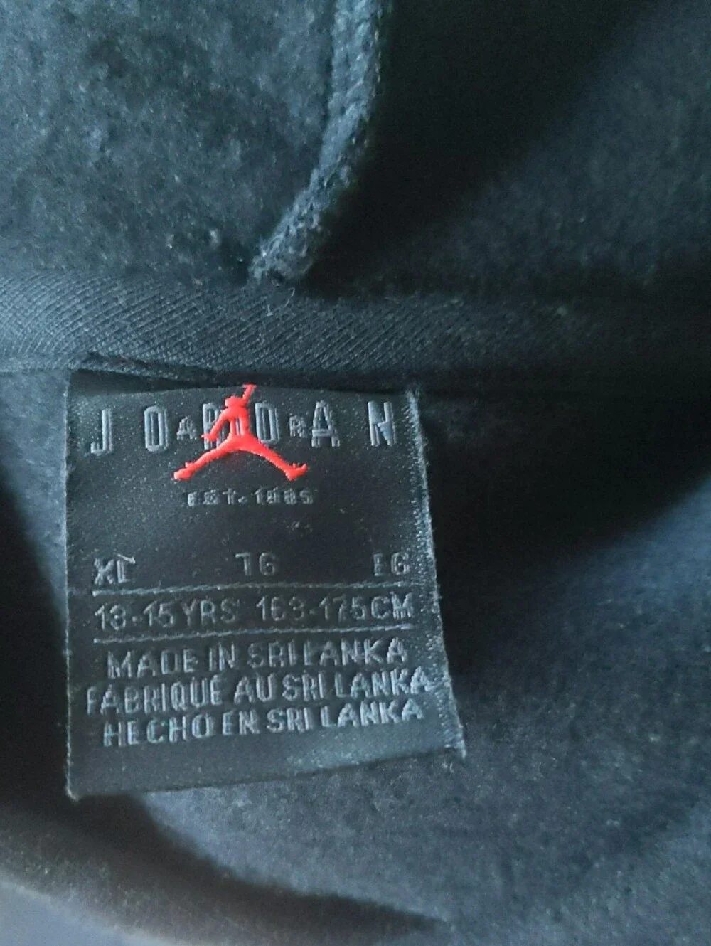 Nike Jordan Black Hoodie with Sweatpants